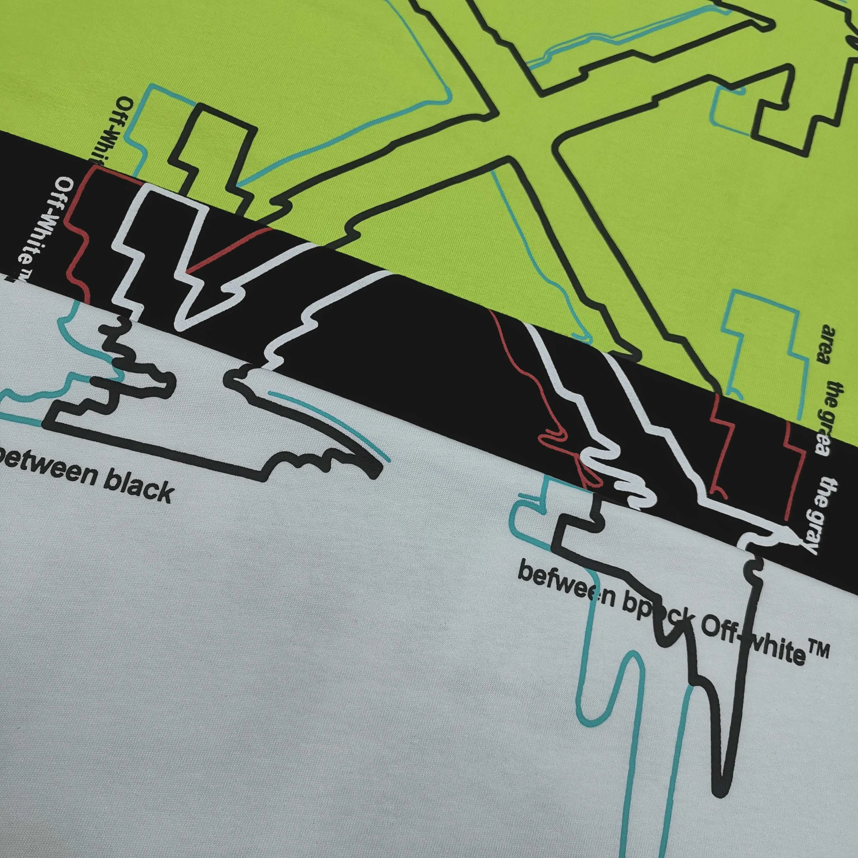 off white new back arrow graffiti loose version short-sleeved T-shirt Size: S M L XL Color: Black White Green P240